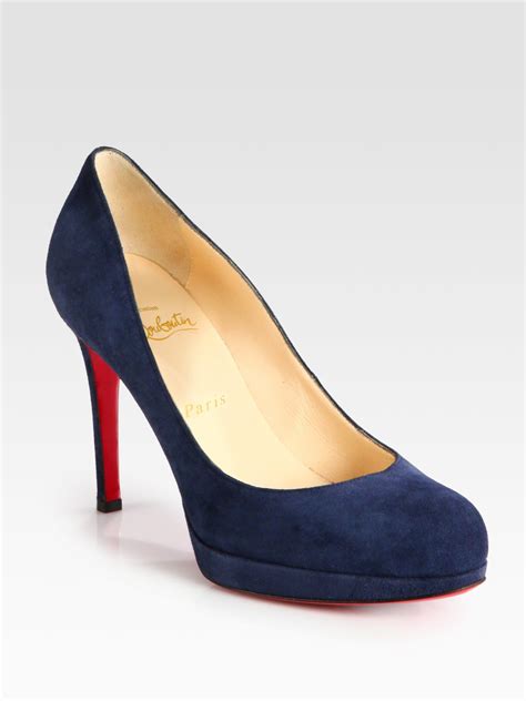 simple pump christian louboutin|christian louboutin suede pump.